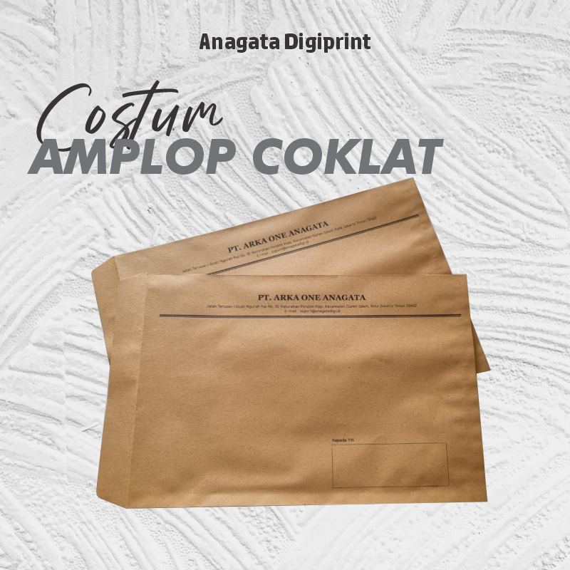Costum Amplop Coklat